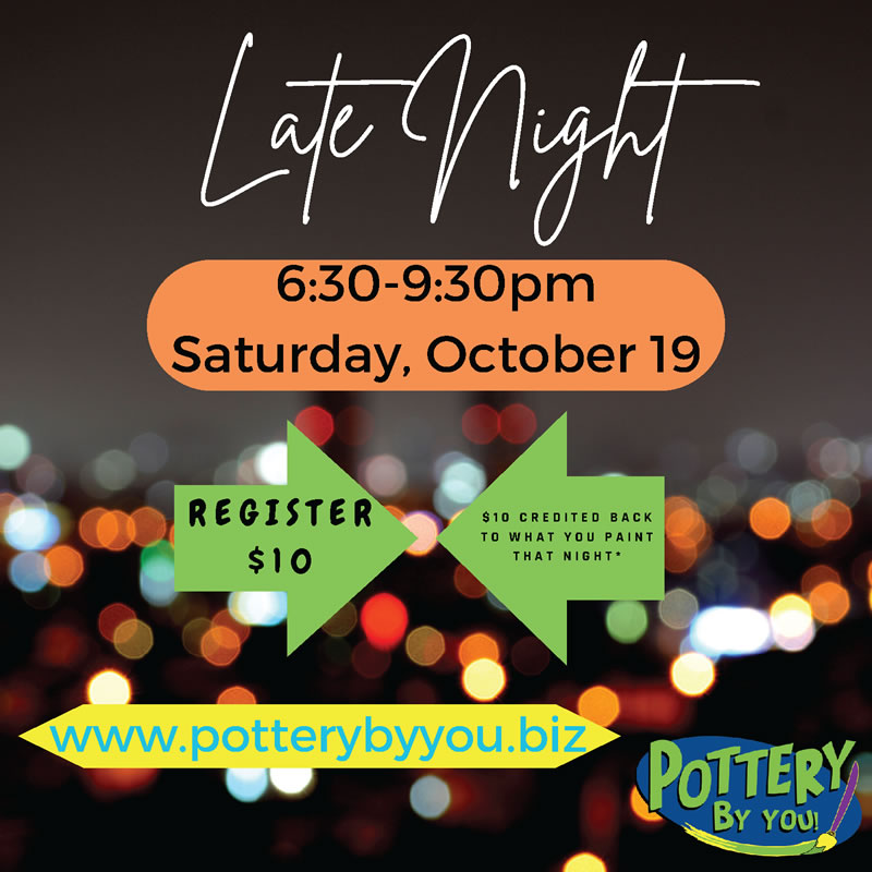 Late Night Pottery Art Class - Casper, WY